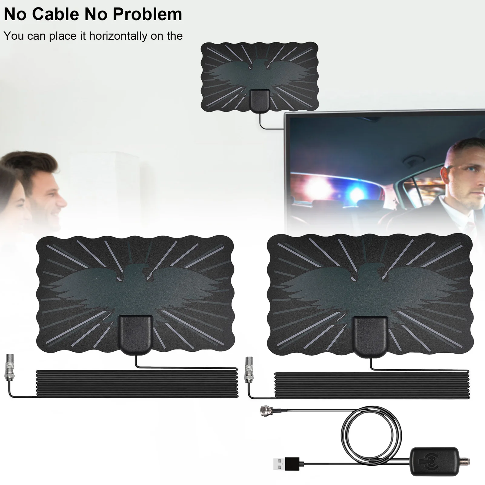 2000 miles Digital Antenna TV Antenna Signal Amplifier Indoor Signal Booster DVB-T2 HDTV Antenna Satellite Receiver TV Aerial
2000 miles Digital Antenna TV Antenna Signal Amplifier Indoor Signal Booster DVB-T2 HDTV Antenna Satellite Receiver TV Aerial