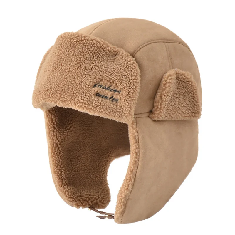 New Winter Earflap Bomber Hats Fur Ushanka Cap Thickened Warm Russian Hat Cycling Skiing Outdoor Windproof Wool Ear Flap
New Winter Earflap Bomber Hats Fur Ushanka Cap Thickened Warm Russian Hat Cycling Skiing Outdoor Windproof Wool Ear Flap