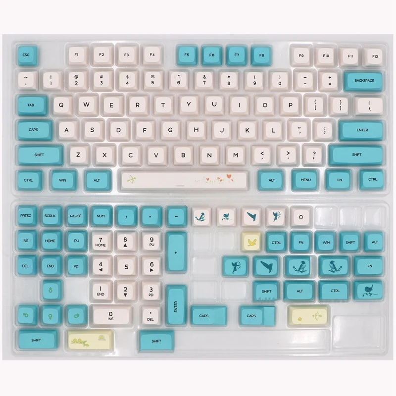 Chunyang Cyan White Ethermal Dye Sublimation Fonts PBT Keycap for Wired USB Mechanical Keyboard 129 Keycaps
Chunyang Cyan White Ethermal Dye Sublimation Fonts PBT Keycap for Wired USB Mechanical Keyboard 129 Keycaps