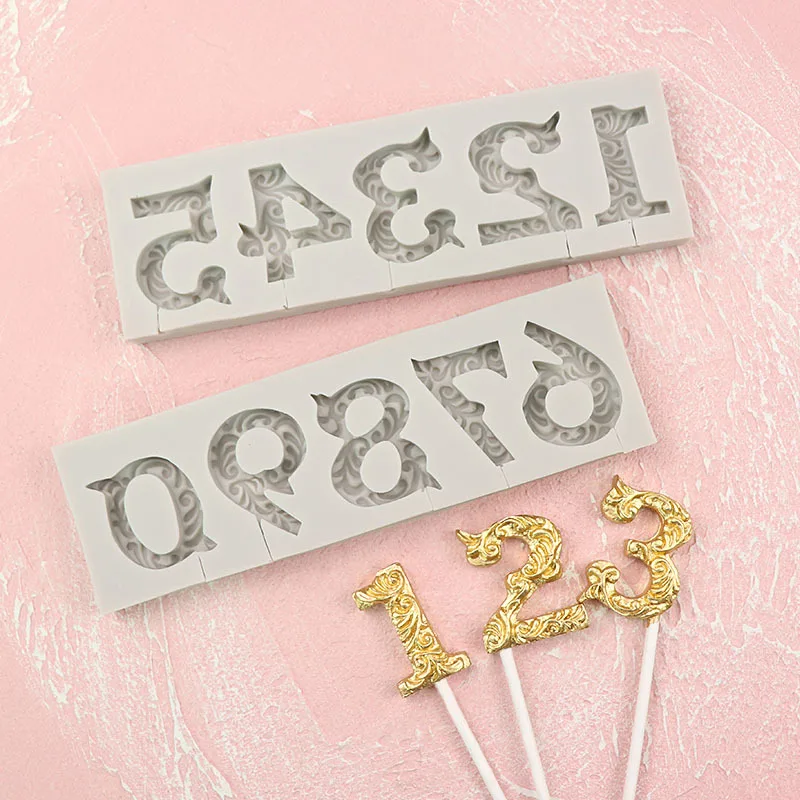 2PCS Numbers 0-9 Digital Silicone Molds Fondant Cake Decorating Tools Chocolate Lollipop Sugar Craft Birthday Insert Mold
2PCS Numbers 0-9 Digital Silicone Molds Fondant Cake Decorating Tools Chocolate Lollipop Sugar Craft Birthday Insert Mold