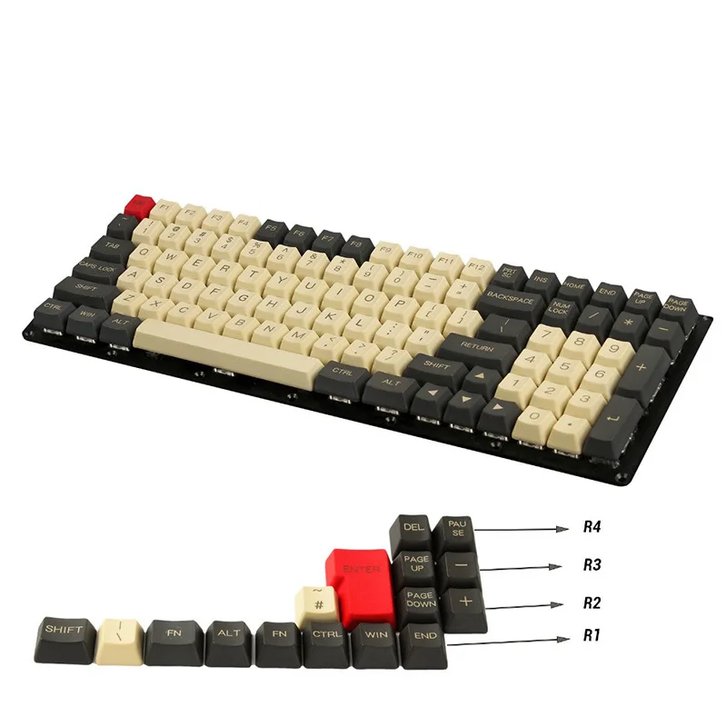 Thick PBT Keycap Customized OEM Profile mechanical keyboard Key caps For MX Mechanical Keyboard 96 keys
Thick PBT Keycap Customized OEM Profile mechanical keyboard Key caps For MX Mechanical Keyboard 96 keys