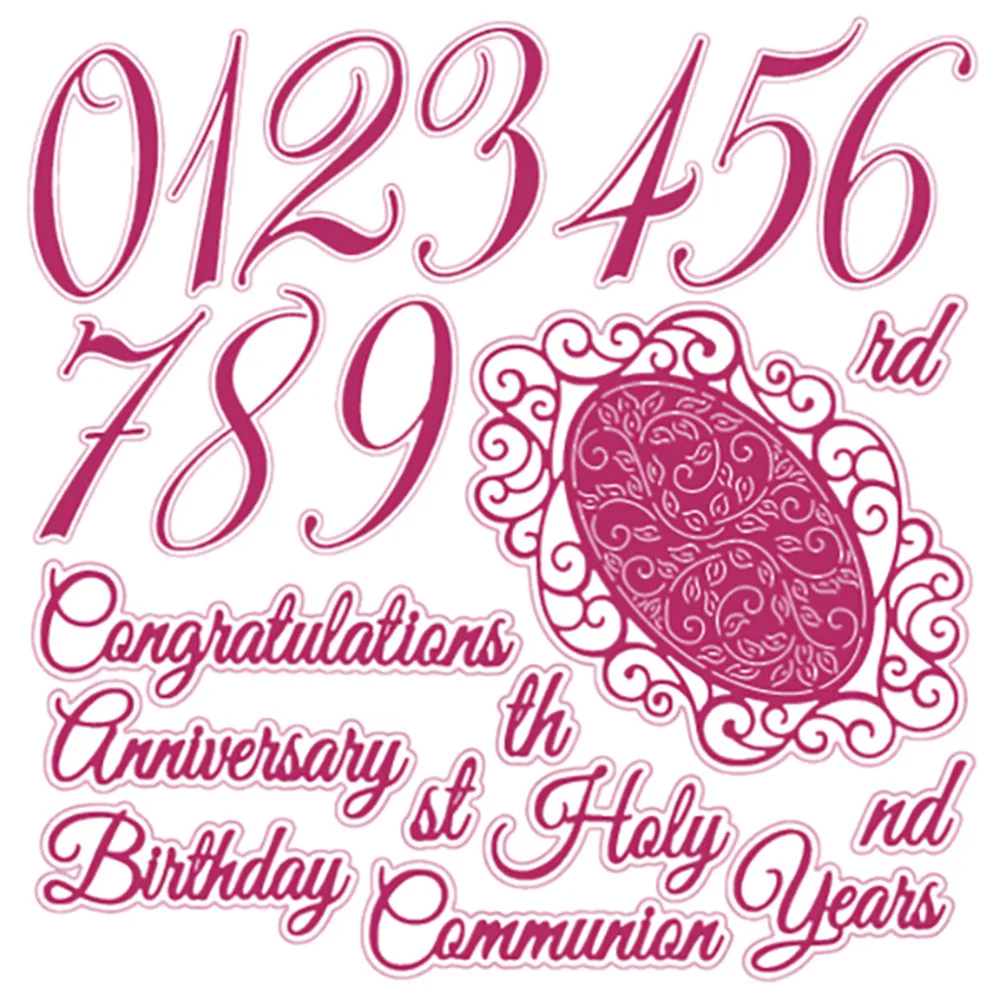 New Splendid Numbers Die Set Metal Cutting Dies for DIY Scrapbooking Crafts Dies Cut Stencil Maker Photo Album Template Handmade
New Splendid Numbers Die Set Metal Cutting Dies for DIY Scrapbooking Crafts Dies Cut Stencil Maker Photo Album Template Handmade