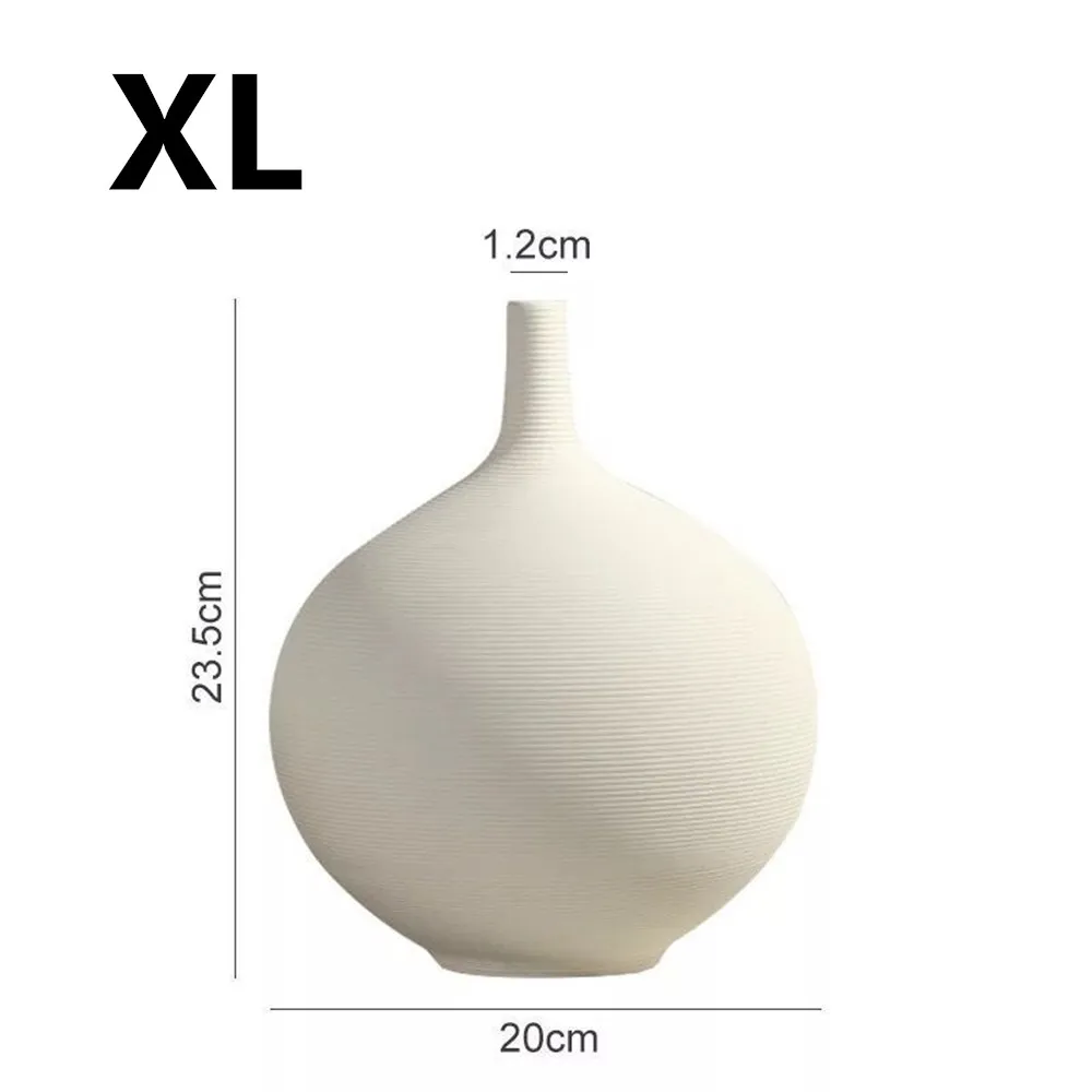 White Ceramic Vase Handmade Retro Round Flower Arrangement Pot Home Office Desktop TV Cabinet Decoration Vases Craft Friend Gift
White Ceramic Vase Handmade Retro Round Flower Arrangement Pot Home Office Desktop TV Cabinet Decoration Vases Craft Friend Gift