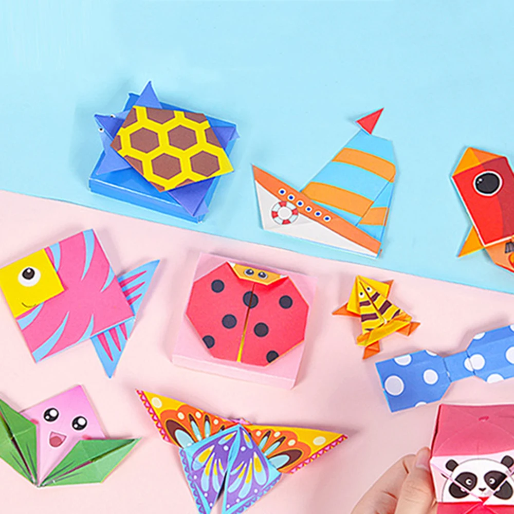 54 Pages Montessori Toys DIY Kids Craft Toy 3D Cartoon Animal Origami Handcraft Paper Art Learning Educational Toys for Children
54 Pages Montessori Toys DIY Kids Craft Toy 3D Cartoon Animal Origami Handcraft Paper Art Learning Educational Toys for Children