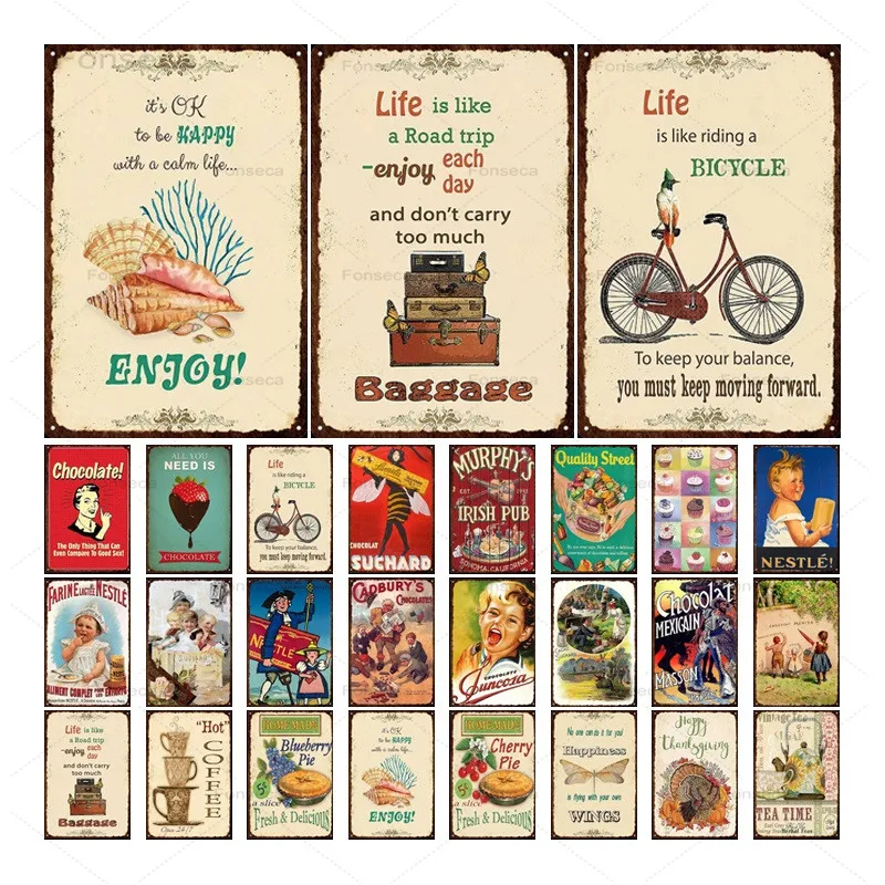 Funny Text Fast Food Dessert Coffee Tin Sign Metal Wall Signs Decor For Bar Modern Home Kitchen Decorative Board Painting Poster
Funny Text Fast Food Dessert Coffee Tin Sign Metal Wall Signs Decor For Bar Modern Home Kitchen Decorative Board Painting Poster