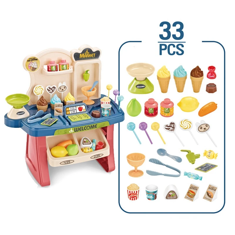 Kids Cashier Toys Supermarket Cash Register Pretend Play Simulation Shopping Cart Convenience Store Ice Cream Cart Toys
Kids Cashier Toys Supermarket Cash Register Pretend Play Simulation Shopping Cart Convenience Store Ice Cream Cart Toys