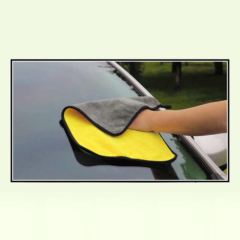 30cmX30/40/60CM Car Wash Microfiber Towel Car Cleaning Drying Cloth Hemming Car Care Cloth Detailing Car Wash Towel
30cmX30/40/60CM Car Wash Microfiber Towel Car Cleaning Drying Cloth Hemming Car Care Cloth Detailing Car Wash Towel