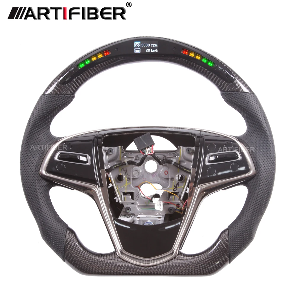100% Real LED Carbon Fiber Steering Wheel for Cadillac ATS,XT4,XT5,XT6,CT4,CT5,CT6
100% Real LED Carbon Fiber Steering Wheel for Cadillac ATS,XT4,XT5,XT6,CT4,CT5,CT6