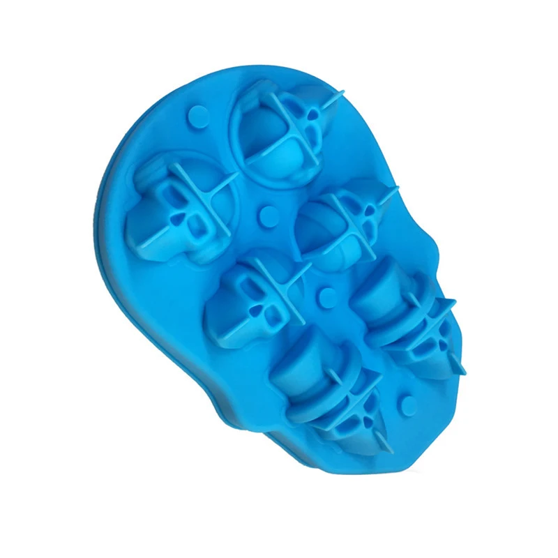 Restaurant Silicone Ice CubeTray 3D Skull Shaped Ice Cube Mold For Whiskey Cocktail Stackable Ice Cream Mould Kitchen Tools
Restaurant Silicone Ice CubeTray 3D Skull Shaped Ice Cube Mold For Whiskey Cocktail Stackable Ice Cream Mould Kitchen Tools