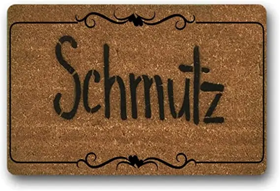 Дешевый дверной коврик Schmutz hanukka Противоскользящий резиновый 18x30 | Дом и сад