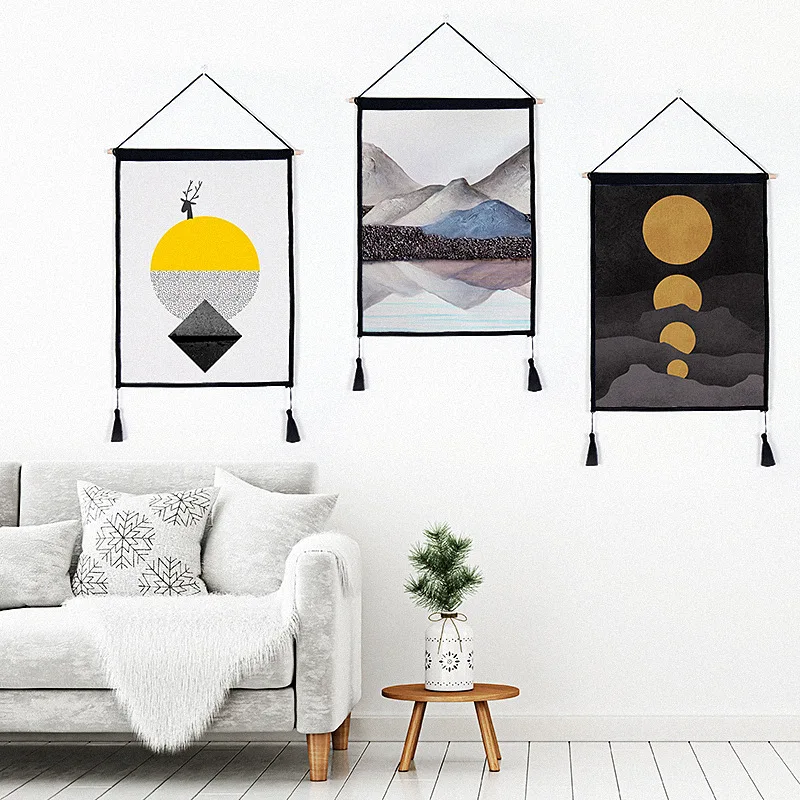 Nordic Geometric Tapestry Decoration Painting Living Room / Hall / Bedroom Background Wall Hanging Cloth Wall Decoration
Nordic Geometric Tapestry Decoration Painting Living Room / Hall / Bedroom Background Wall Hanging Cloth Wall Decoration