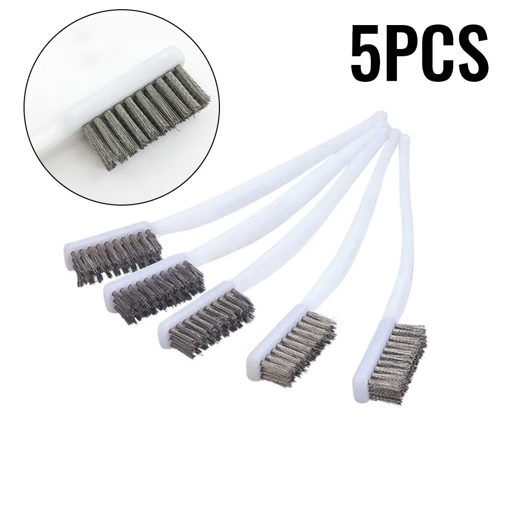 5 Pcs Small White Wire Brush Stainless Steel Cleaning Rust Metal Motorcycle For Cleaning Rust Surface
5 Pcs Small White Wire Brush Stainless Steel Cleaning Rust Metal Motorcycle For Cleaning Rust Surface