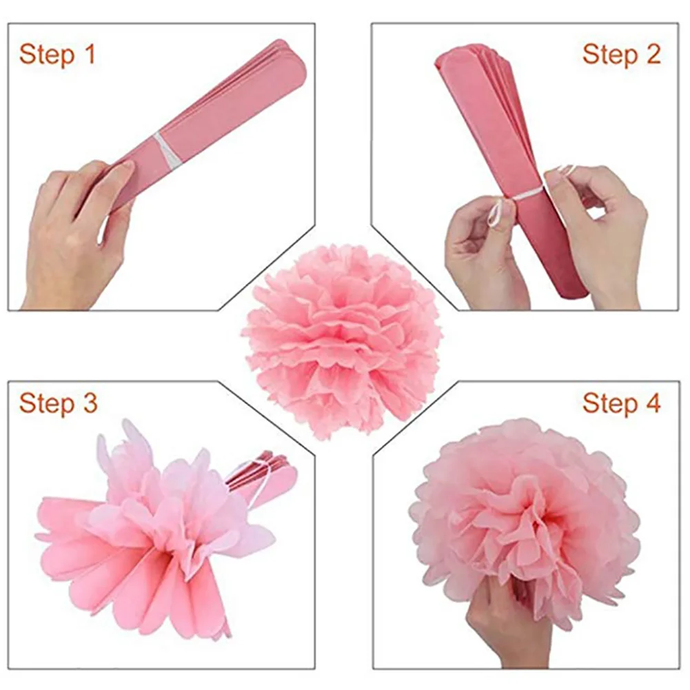 10Pcs 10 Inch Handmade Tissue Paper Pompoms Wedding Decorative Paper Flower Ball Baby Shower Birthday Party Decor Paper Pom Poms
10Pcs 10 Inch Handmade Tissue Paper Pompoms Wedding Decorative Paper Flower Ball Baby Shower Birthday Party Decor Paper Pom Poms