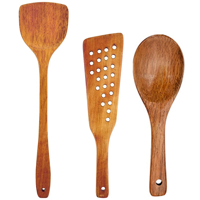 Деревянная кухонная утварь, набор кухонной утвари, 3 деревянных кухонных ложки, лопатка и лопатка-Тернер.
Деревянная кухонная утварь, набор кухонной утвари, 3 деревянных кухонных ложки, лопатка и лопатка-Тернер.