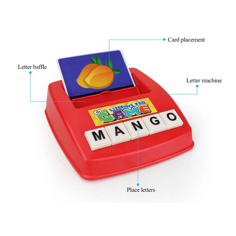 English word learning machine educational toy card letter machine English word interactive picture literacy card children early
English word learning machine educational toy card letter machine English word interactive picture literacy card children early