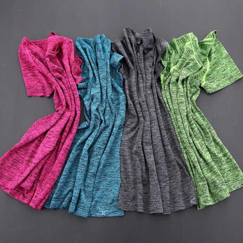 New 2021 Sports Short-Sleeved T-Shirt Women's Running Stretch Breathable Quick-Drying Perspiration Fitness Dyed Yoga Clothes
New 2021 Sports Short-Sleeved T-Shirt Women's Running Stretch Breathable Quick-Drying Perspiration Fitness Dyed Yoga Clothes