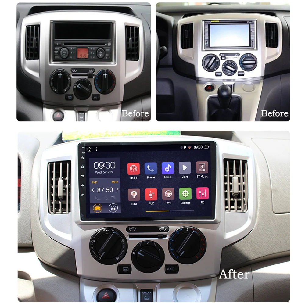 Авто радио android 2G + 32G для Nissan NV200 2014 2015 2016 2017 2018 Автомагнитола coche стерео atoto видео GPS