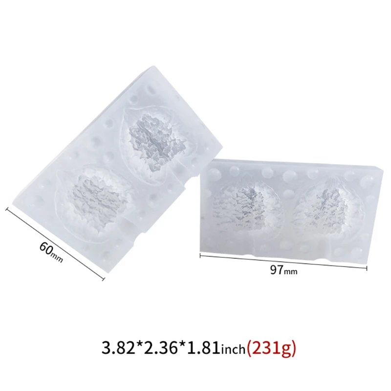 3D Walnut Silicone Soap Mold Candle Clay Mould Cake Decorating Jello Sugar Chocolate Fondant Molds DIY Tool
3D Walnut Silicone Soap Mold Candle Clay Mould Cake Decorating Jello Sugar Chocolate Fondant Molds DIY Tool