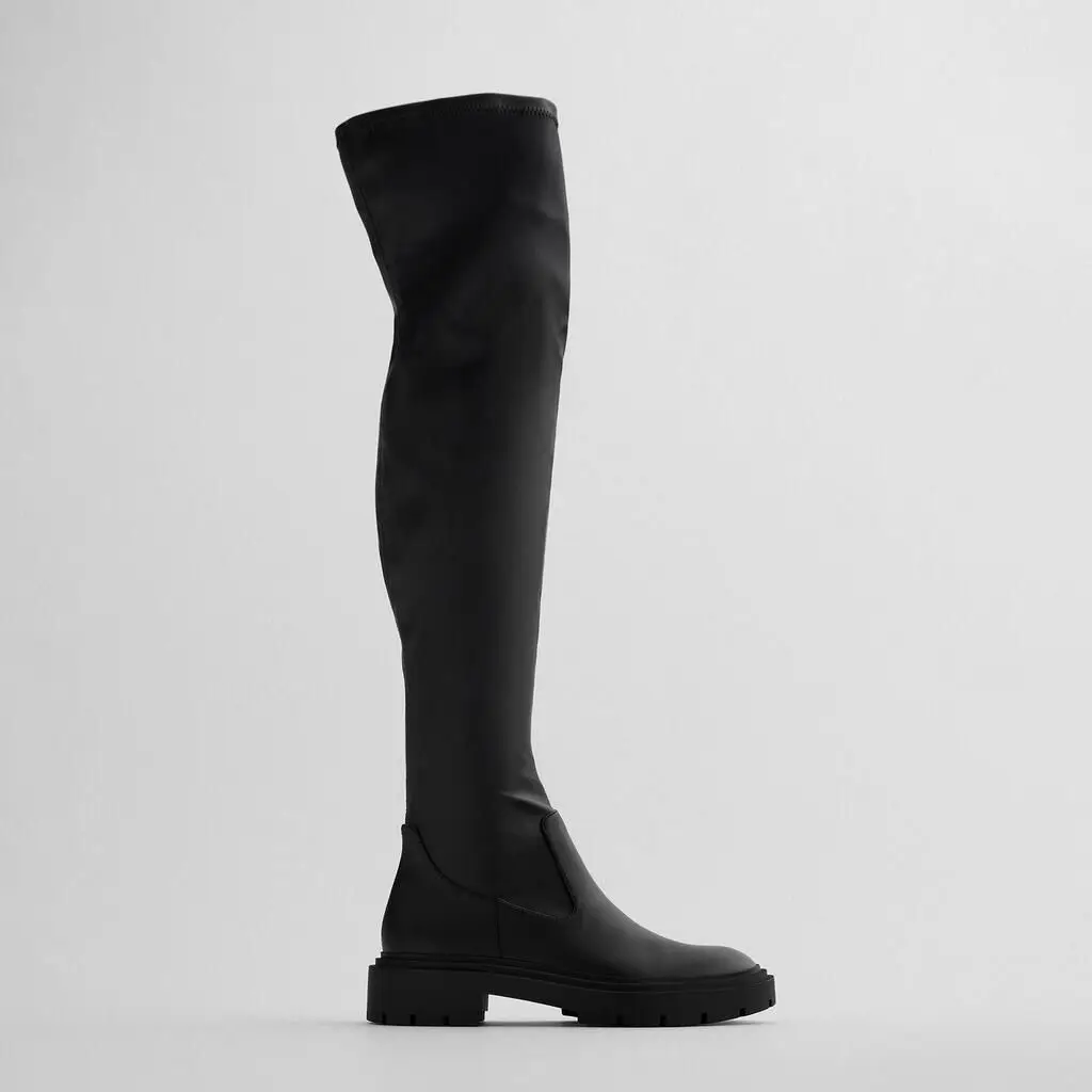 Female Over Knee Boots New Autumn And Winter Black High Stretch Boots Long Knee-high Boots
Female Over Knee Boots New Autumn And Winter Black High Stretch Boots Long Knee-high Boots