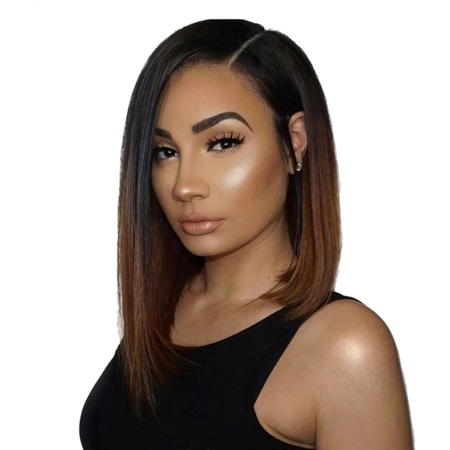 5x5 Silk Base Bob Wigs Ombre Brown Human Hair Wig Peruvian Remy Hair Glueless Silk Top Lace Front Wigs with Baby Hair Two Tone
5x5 Silk Base Bob Wigs Ombre Brown Human Hair Wig Peruvian Remy Hair Glueless Silk Top Lace Front Wigs with Baby Hair Two Tone