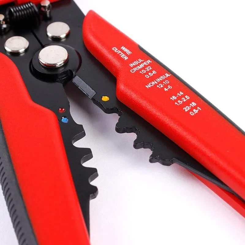 3 In 1 Wire Stripper Tool Self-adjusting Cable Wire Stripper Stripping Automatic Cutter Electric Multifunctional Terminal T S2R0
3 In 1 Wire Stripper Tool Self-adjusting Cable Wire Stripper Stripping Automatic Cutter Electric Multifunctional Terminal T S2R0