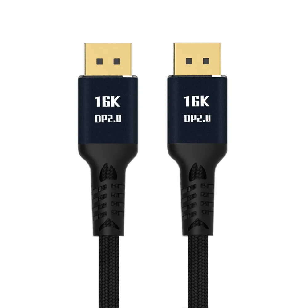 DisplayPort 2.0 DP to DP Cable 16K 60hz Cable Ultra-HD UHD DP 1.4 8K 120hz for PC Laptop TV
DisplayPort 2.0 DP to DP Cable 16K 60hz Cable Ultra-HD UHD DP 1.4 8K 120hz for PC Laptop TV