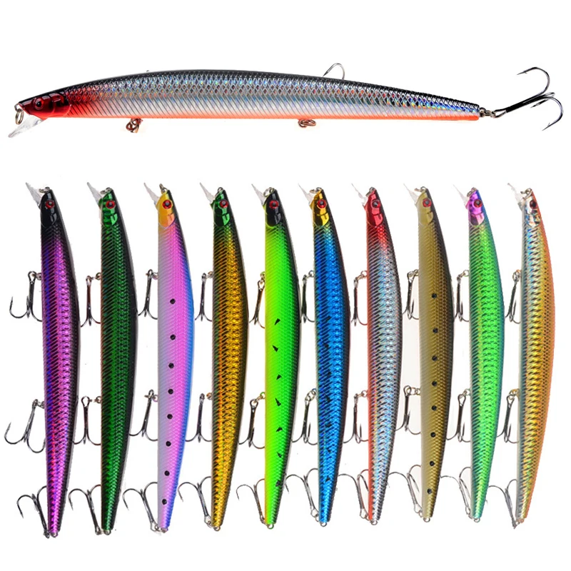 1Pieces New Large Laser Minnow Fishing Lures 18cm 24g Fishing Hard Bait Pedalboard Isca Artificiais Wobbler Swimming Bait
1Pieces New Large Laser Minnow Fishing Lures 18cm 24g Fishing Hard Bait Pedalboard Isca Artificiais Wobbler Swimming Bait