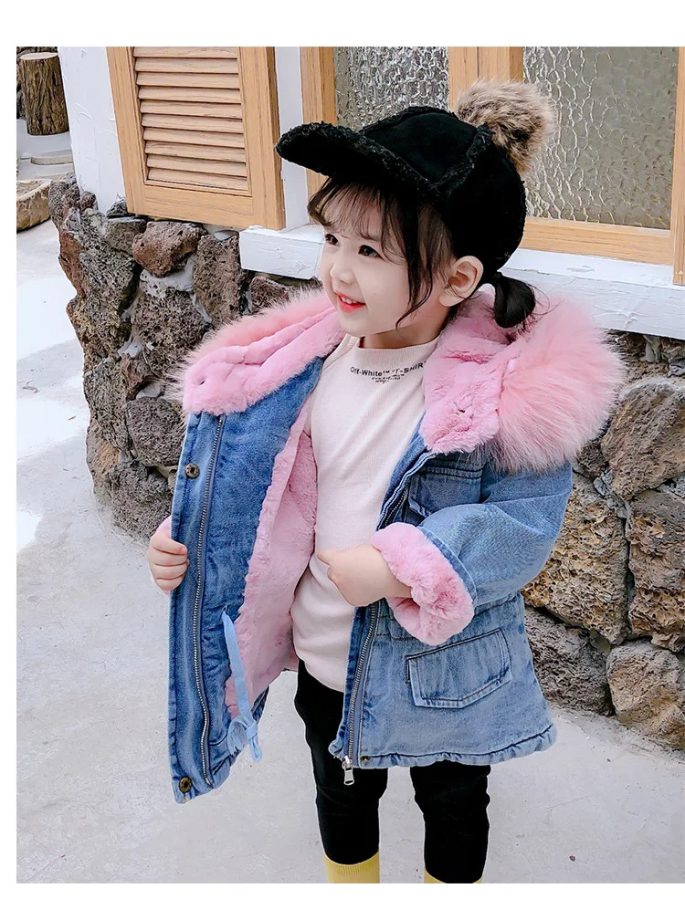 Kids Fashion Winter Warm Denim Coat Baby Girl Fur Collar Hooded Coat Jacket Children Kids Sleeve Outerwear Coat Denim Jacket
Kids Fashion Winter Warm Denim Coat Baby Girl Fur Collar Hooded Coat Jacket Children Kids Sleeve Outerwear Coat Denim Jacket