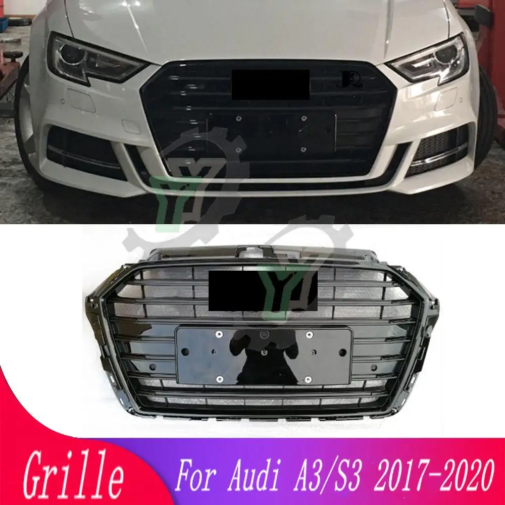 Car modified front grille mesh For Audi A3/S3 2017 2018 2019 auto parts front bumper racing grill(WITH EMBLEM)
Car modified front grille mesh For Audi A3/S3 2017 2018 2019 auto parts front bumper racing grill(WITH EMBLEM)