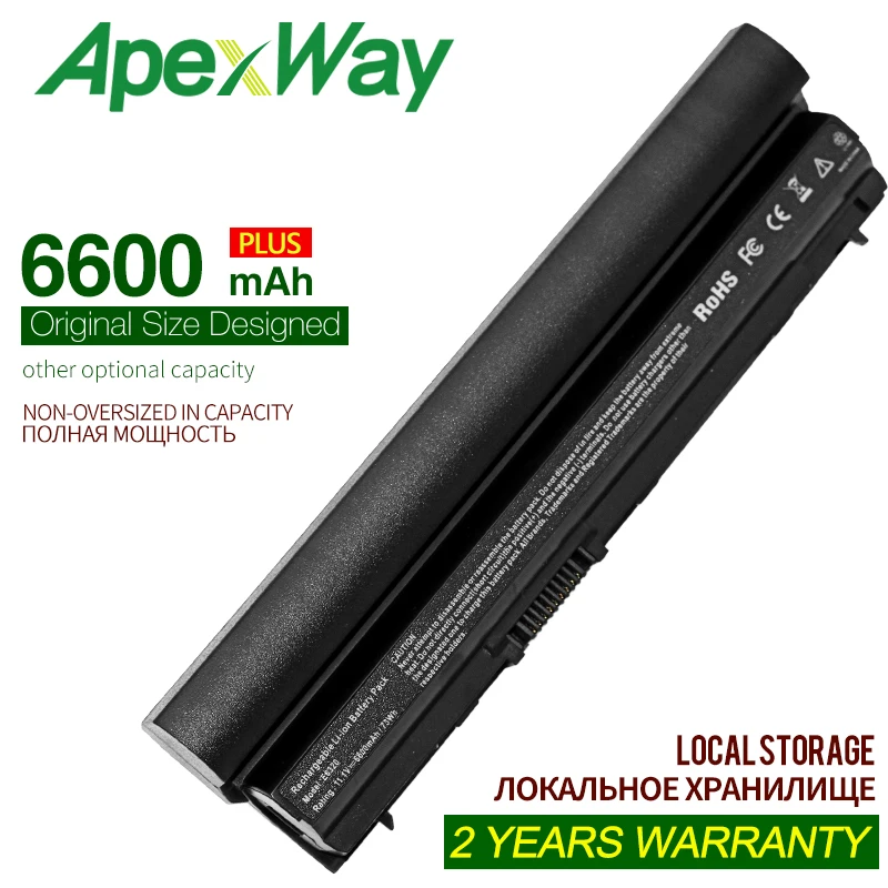 ApexWay 9 ячеек 6600 мАч ноутбука Батарея для Dell latitude E6120 E6230 E6320 E6330 E6430S серии 9GXD5 WJ38 HJ474