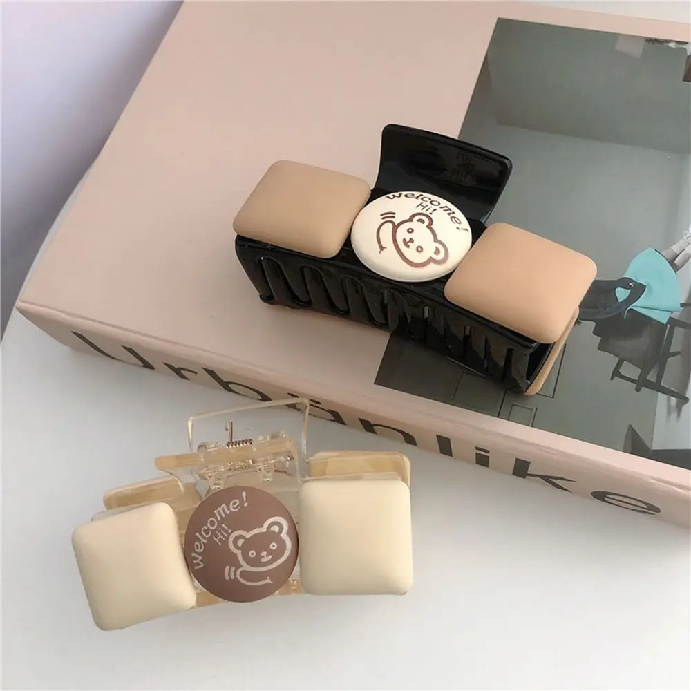 Cube Grasping Clip Girls All-match Bear Hair Clip Simple Hair Claw Korean Style Hair Clip Female Hair Accessories
Cube Grasping Clip Girls All-match Bear Hair Clip Simple Hair Claw Korean Style Hair Clip Female Hair Accessories