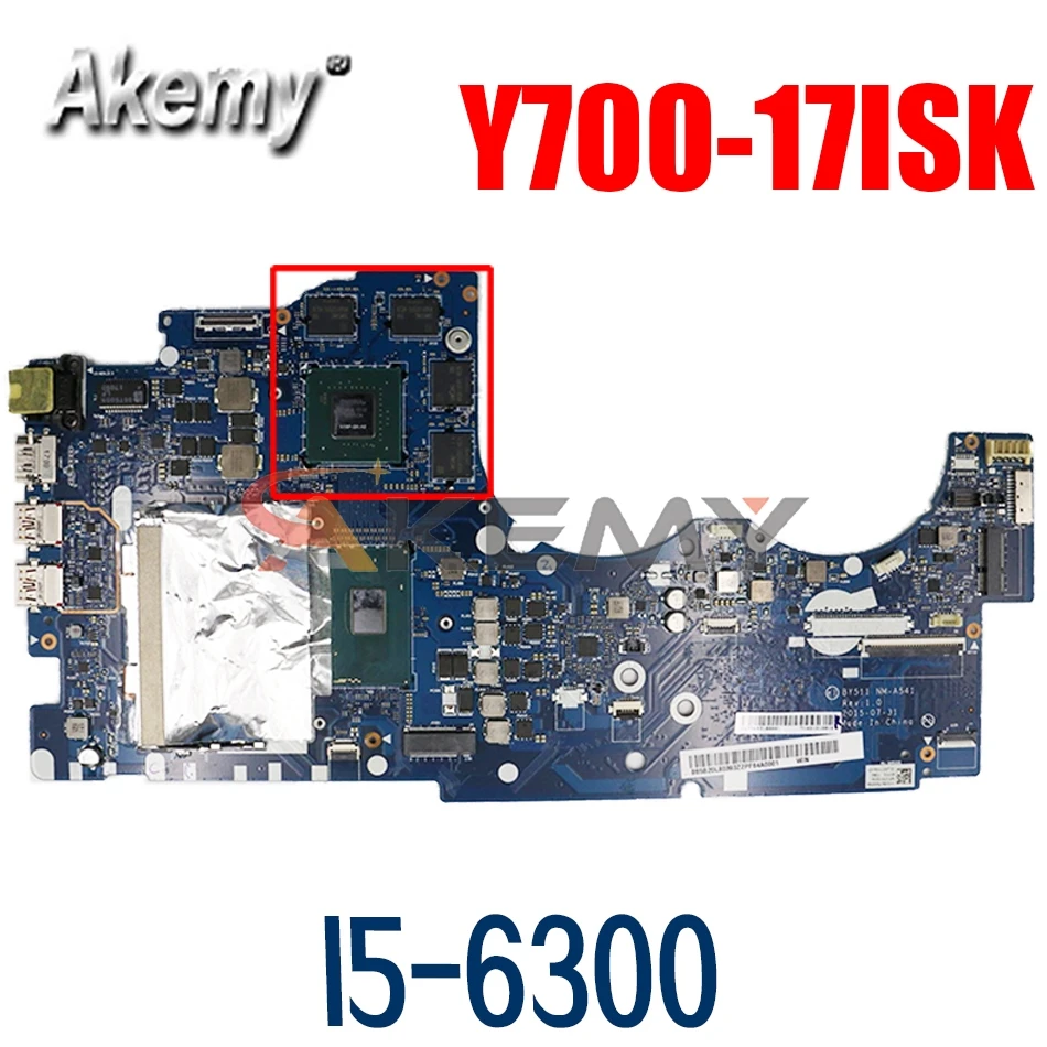 BY511 NM-A541 motherboard for Lenovo Y700-17 Y700-17ISK notebook motherboard CPU i5 6300HQ GTX960M DDR4 100% test work
BY511 NM-A541 motherboard for Lenovo Y700-17 Y700-17ISK notebook motherboard CPU i5 6300HQ GTX960M DDR4 100% test work