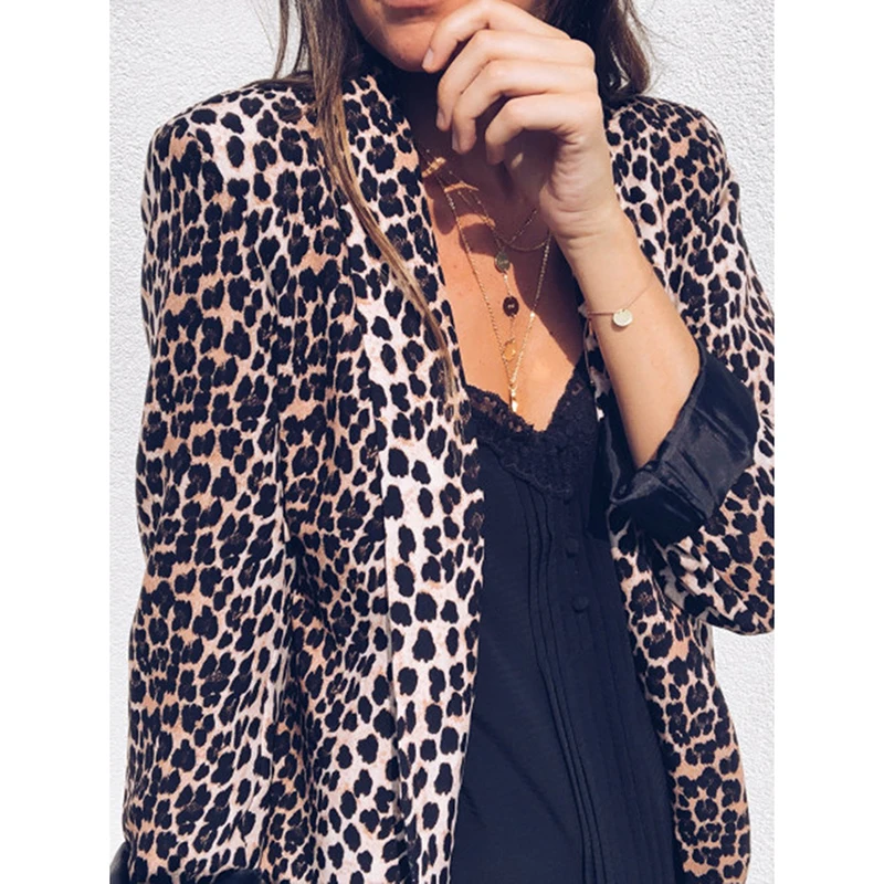 Women Snake Print Long Sleeve Suit Coat Biker Jacket Outwear Tops Snake Print Fashion Tops
Women Snake Print Long Sleeve Suit Coat Biker Jacket Outwear Tops Snake Print Fashion Tops