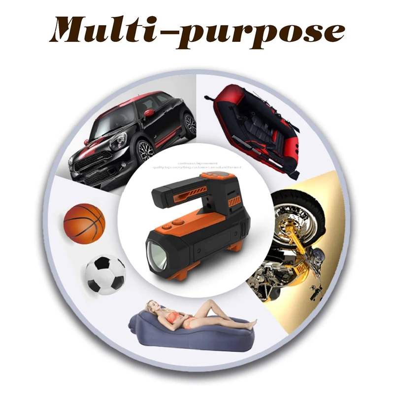 120W 35L/Min Car Air Compressor Portable Tire Inflator Pump Digital Air Pump Tire Pressure Gauge for Car Motorcycle Ball
120W 35L/Min Car Air Compressor Portable Tire Inflator Pump Digital Air Pump Tire Pressure Gauge for Car Motorcycle Ball