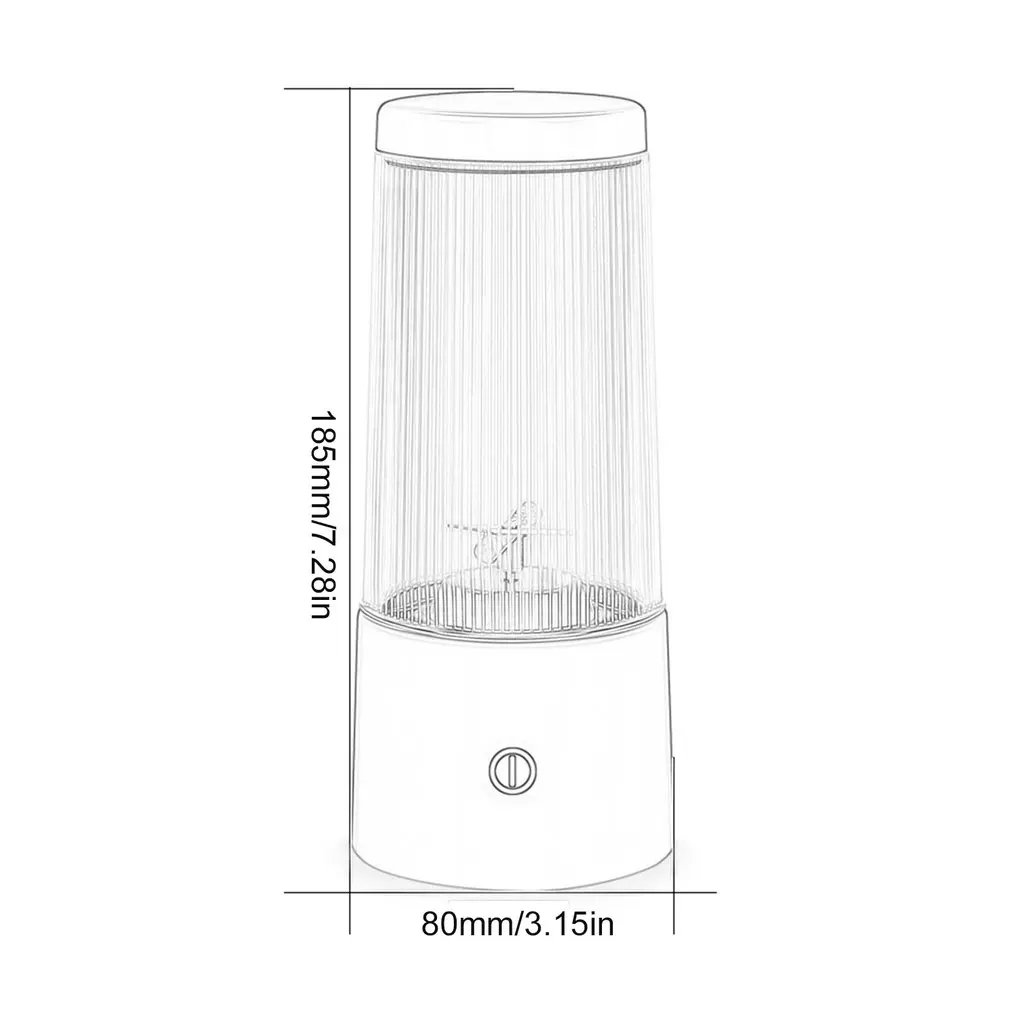 Strong Power-Load Lightweight USB Electric Blender Mini Food Smoothie Processor Personal Fruit Juicer
Strong Power-Load Lightweight USB Electric Blender Mini Food Smoothie Processor Personal Fruit Juicer