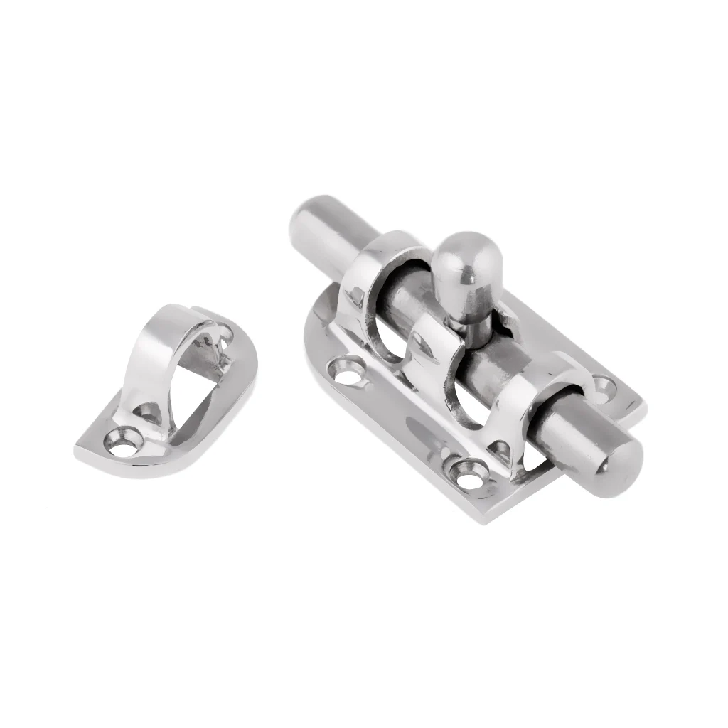 316 Stainless Steel Slide Latch Gate Latches Barrel Safety Door Lock, 2.3 
316 Stainless Steel Slide Latch Gate Latches Barrel Safety Door Lock, 2.3