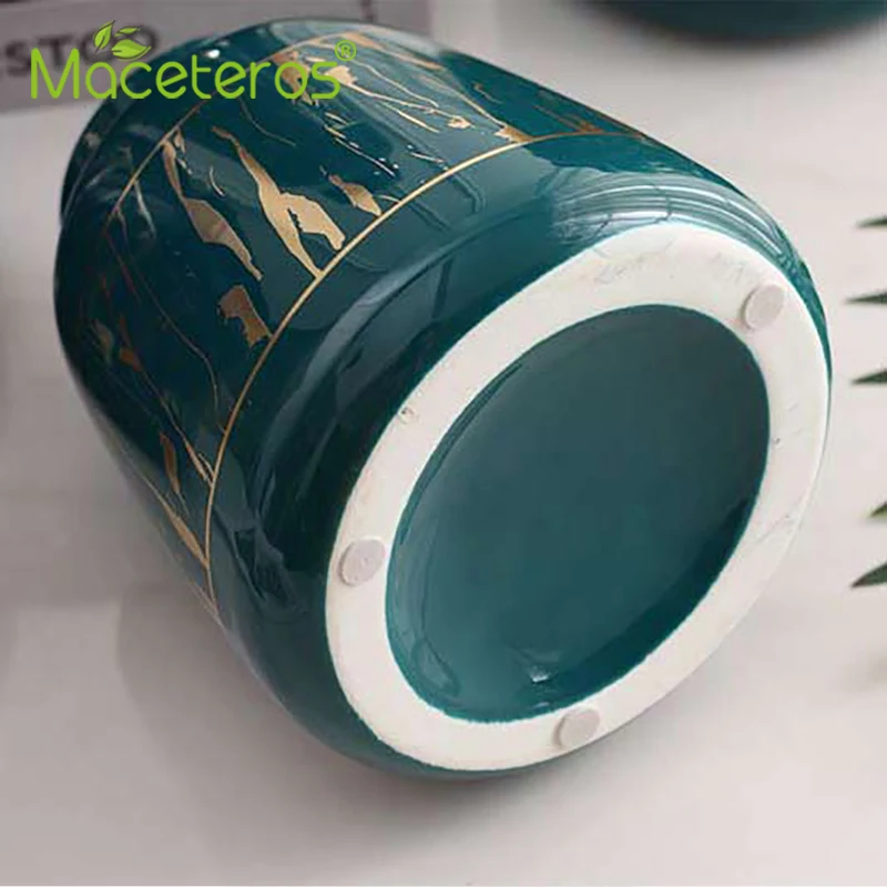 Modern Simple Luxury European Green Blue Gold Ceramic Vase Flower Ware Home Soft Decoration Phalaenopsis Flowerpot
Modern Simple Luxury European Green Blue Gold Ceramic Vase Flower Ware Home Soft Decoration Phalaenopsis Flowerpot