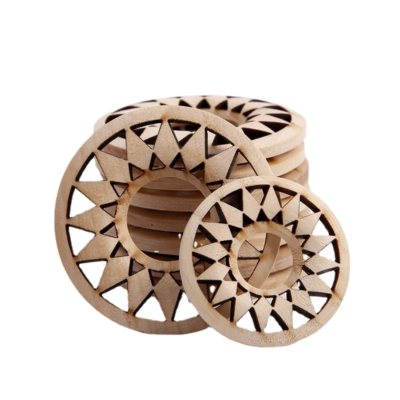 10pcs 35-50mm Natural Wooden Beads Round Sunflower Hollow Wood Chips Earrings Laser Cutting Handmade Beads DIY Jewelry Making
10pcs 35-50mm Natural Wooden Beads Round Sunflower Hollow Wood Chips Earrings Laser Cutting Handmade Beads DIY Jewelry Making