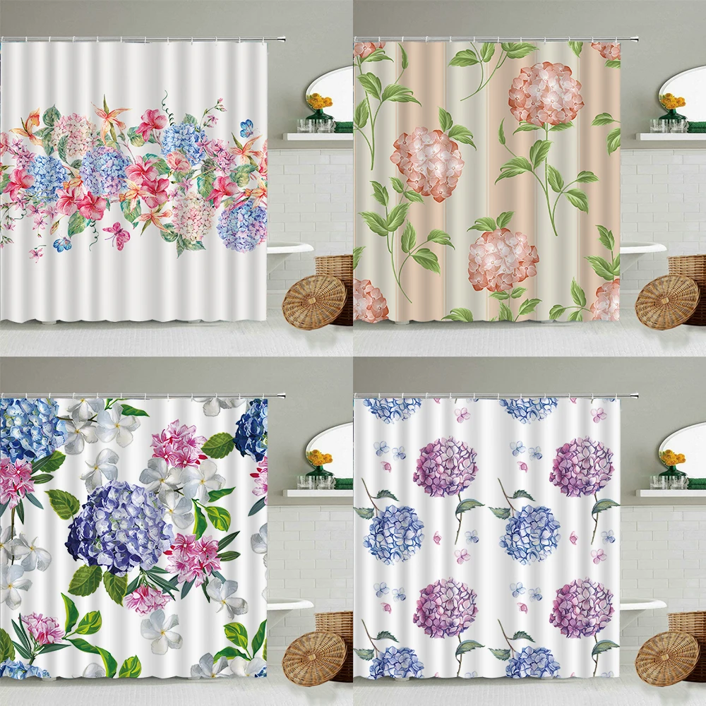 1Pc American Country Flower Plant Pattern Curtains Bath Fabric Bathroom Curtain Bathroom Style Polyester Screen With Hook
1Pc American Country Flower Plant Pattern Curtains Bath Fabric Bathroom Curtain Bathroom Style Polyester Screen With Hook
