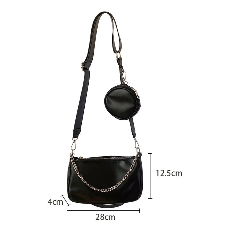 NEW-Women PU Shoulder Bag Fashion Female Daily Solid Chain Underarm Bags Ladies Crossbody Bag Tote Bag 
NEW-Women PU Shoulder Bag Fashion Female Daily Solid Chain Underarm Bags Ladies Crossbody Bag Tote Bag