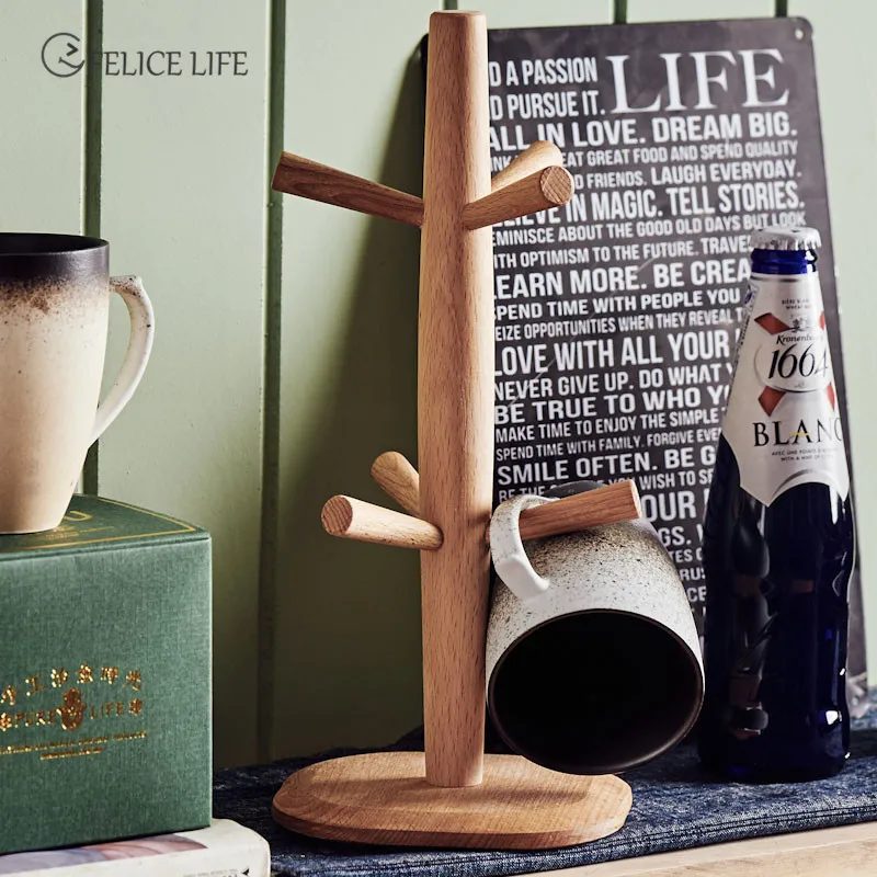 Wooden Coffee Cup Holder Beech Wood Tree Stand Rack 6 Cup Mug Holder Countertop Pantry Stands Mug Shelves Hanger Kitchen Display
Wooden Coffee Cup Holder Beech Wood Tree Stand Rack 6 Cup Mug Holder Countertop Pantry Stands Mug Shelves Hanger Kitchen Display