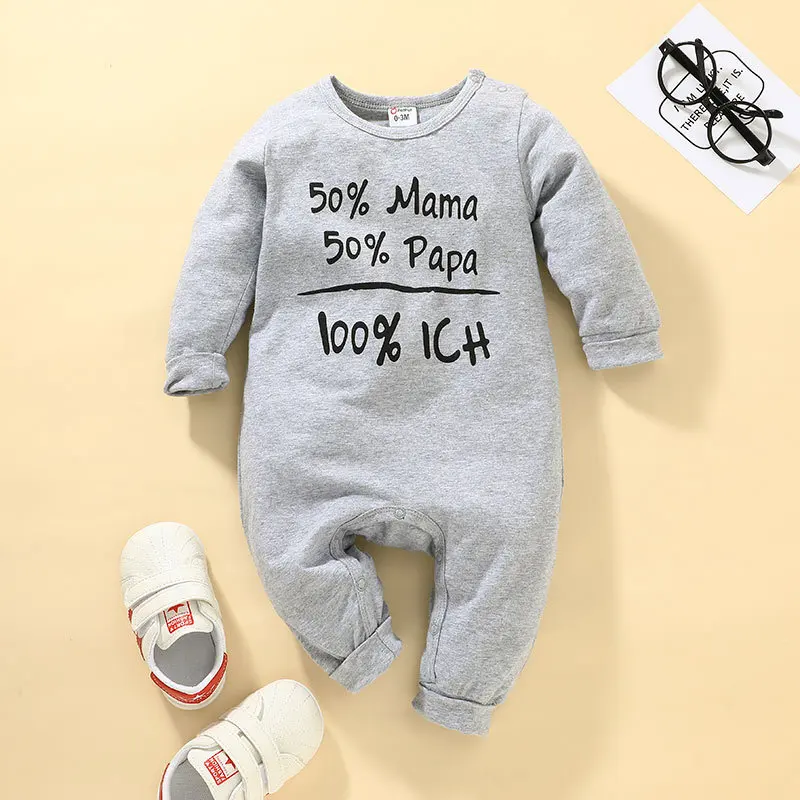 2021 Winter Style Infant Newborn Baby Romper Long Sleeve O Neck Letter Gray Cute Jumpsuits Babys Clothes Outfits
2021 Winter Style Infant Newborn Baby Romper Long Sleeve O Neck Letter Gray Cute Jumpsuits Babys Clothes Outfits
