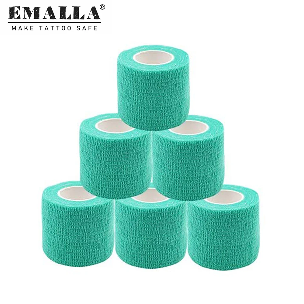 EMALLA 5/10/20 шт. зеленая Женская одноразовая самоклеящаяся эластичная бандажная