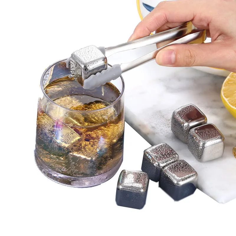 New Whisky Stones Ice Cubes Set Stainless Steel Ice Cubes Reusable Wine Whiskey Stones Cooling Cube Chilling Party Bar Tool
New Whisky Stones Ice Cubes Set Stainless Steel Ice Cubes Reusable Wine Whiskey Stones Cooling Cube Chilling Party Bar Tool