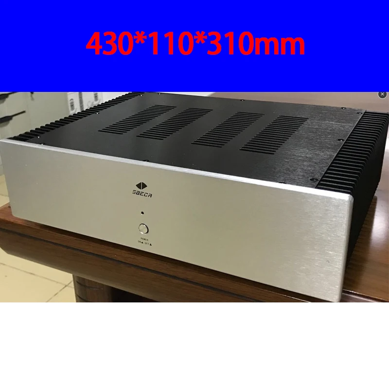 KYYSLB 430*110*310mm All Aluminum Rear Stage Amplifier Chassis Box House DIY Enclosure with Feet Switch Amplifier Case Shell
KYYSLB 430*110*310mm All Aluminum Rear Stage Amplifier Chassis Box House DIY Enclosure with Feet Switch Amplifier Case Shell