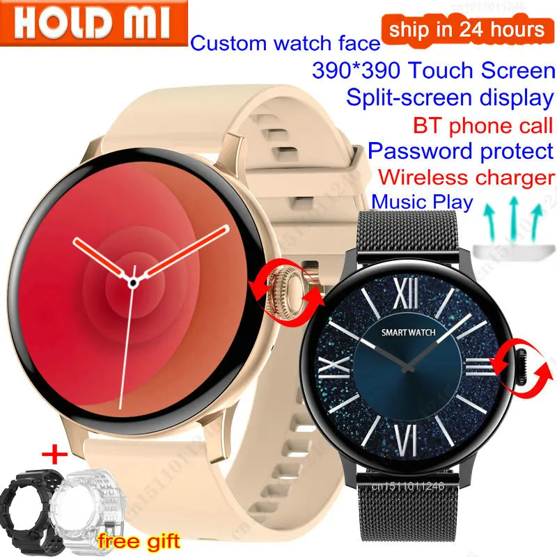 390*390 Smart Watch BT Phone Call IP68 Waterproof Knob Smartwatch Women Wireless Charge Password Protection Fitness Tracker Men
390*390 Smart Watch BT Phone Call IP68 Waterproof Knob Smartwatch Women Wireless Charge Password Protection Fitness Tracker Men
