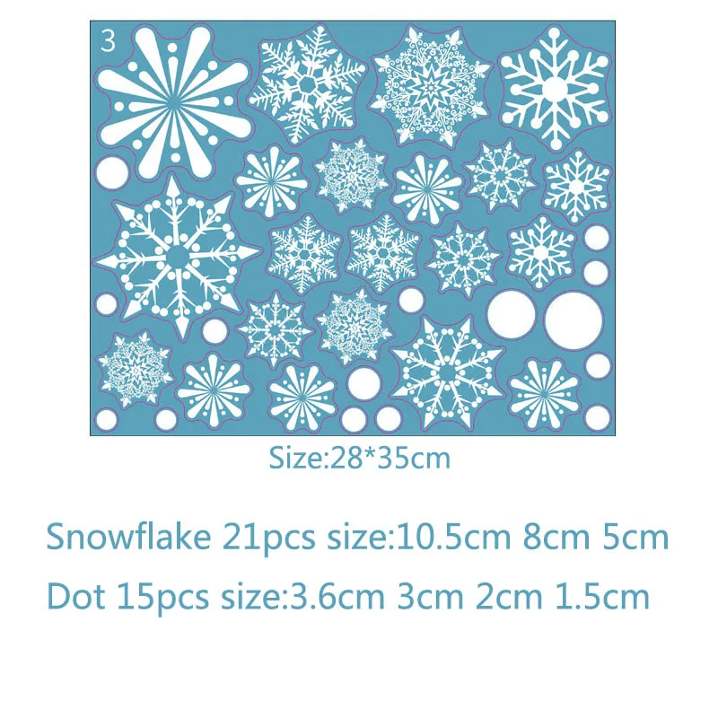 36pcs/lot White Snowflake Christmas Wall Stickers Glass Window Sticker Christmas Decorations for Home New Year Gift 2020 
36pcs/lot White Snowflake Christmas Wall Stickers Glass Window Sticker Christmas Decorations for Home New Year Gift 2020