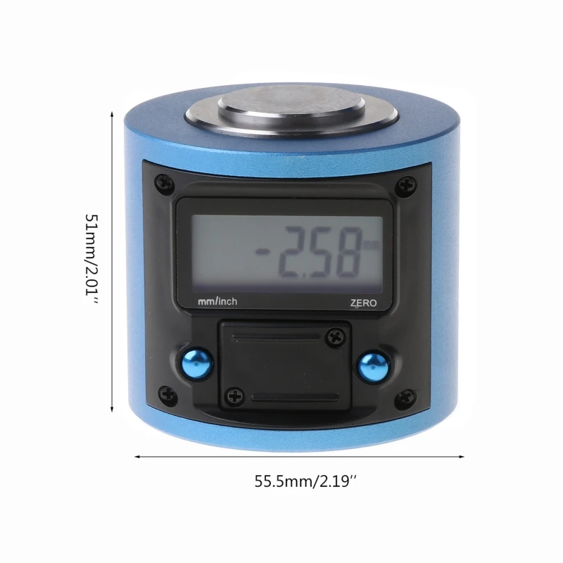 Digital Magnetic Z Axis Tool Dial Zero Pre Setter Gage Offset Metric Inch 0.01mm/0.0005"Dropshipping