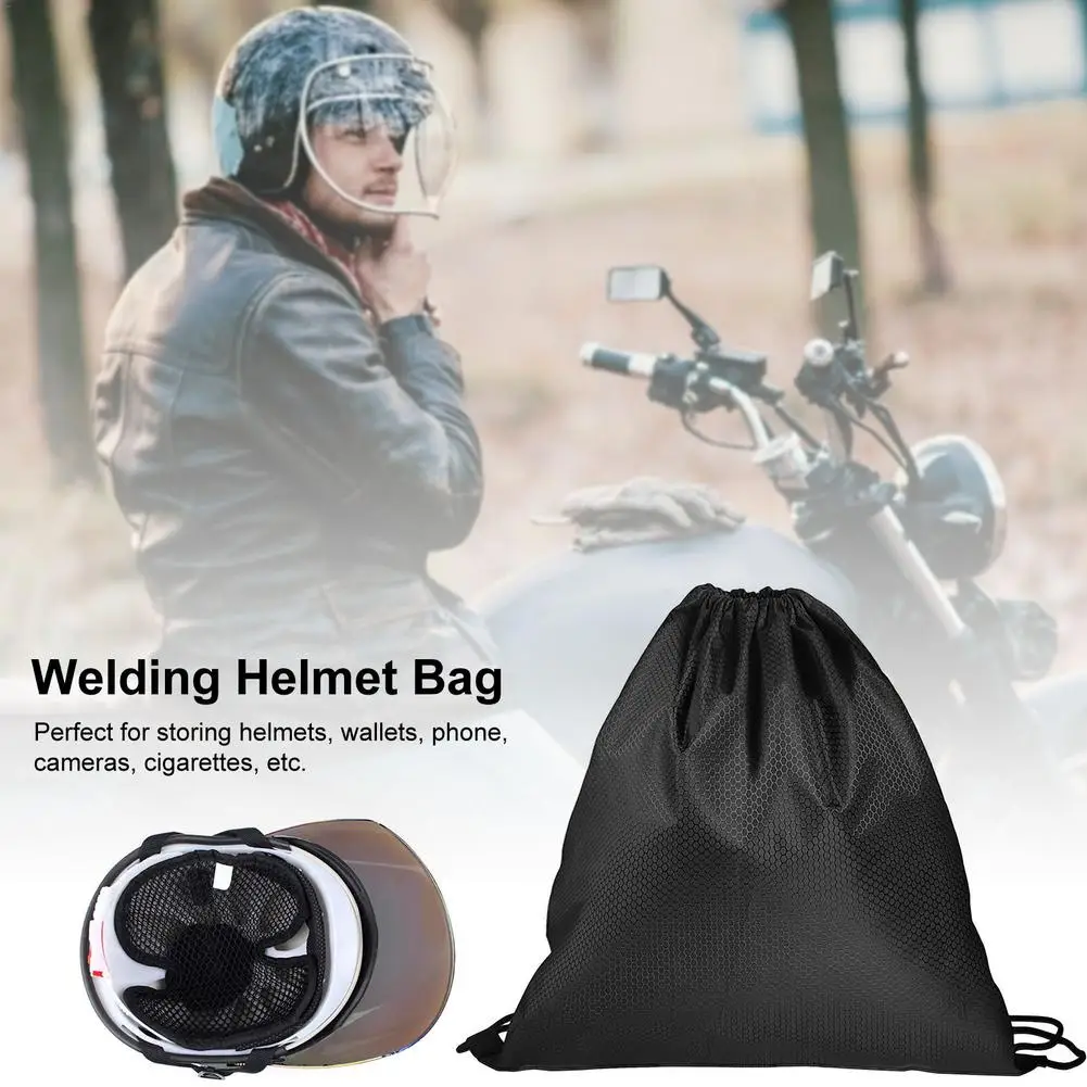 Portable Helmet Storage Drawstring Bag Universal Welding Helmet Bag Electric Bike Riding Shoulder Bag Stretch Protection Bag
Portable Helmet Storage Drawstring Bag Universal Welding Helmet Bag Electric Bike Riding Shoulder Bag Stretch Protection Bag