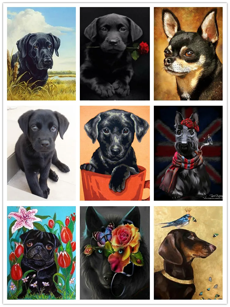 Black Dog 5D Diamond Painting Kit Animal Rhinestones Embroidery Cross Stitch Set DIY Handmade Creative Gift Home Decoration
Black Dog 5D Diamond Painting Kit Animal Rhinestones Embroidery Cross Stitch Set DIY Handmade Creative Gift Home Decoration
